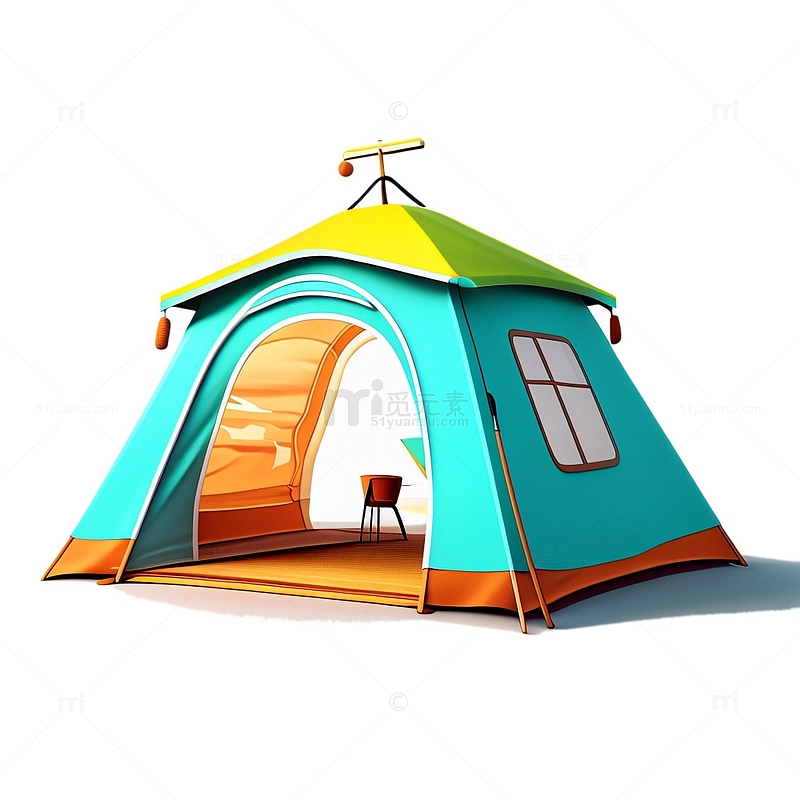 3D立体帐篷露营