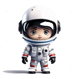 3D立体宇航员可爱