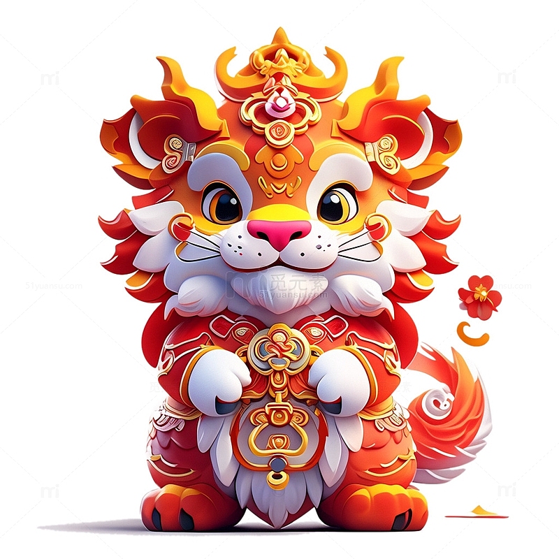 中国风醒狮3D2