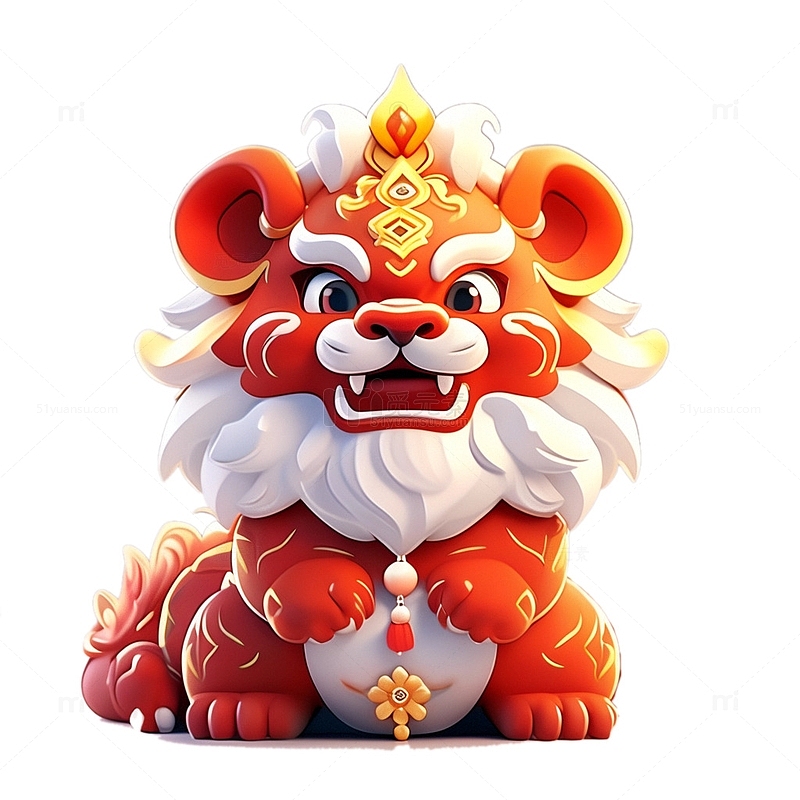 中国风醒狮3D1