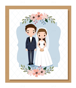 婚礼婚纱照相框