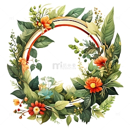 花环小清新手绘边框3