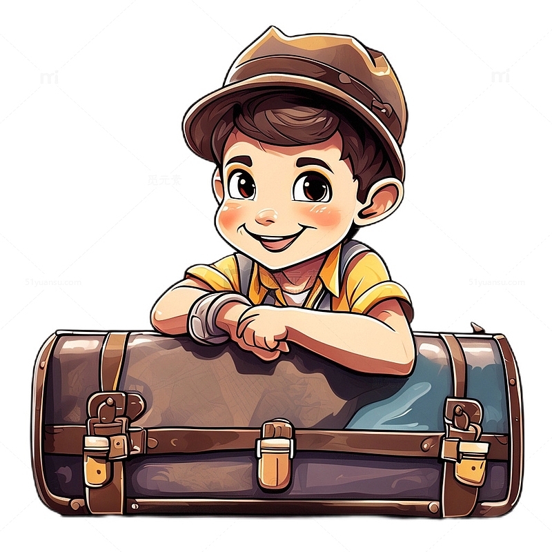 男孩旅游旅行行李箱4