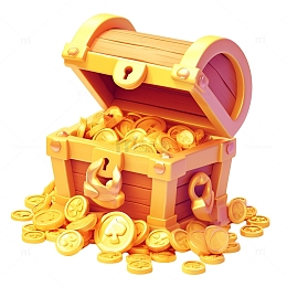 金币宝箱箱子