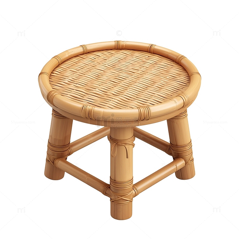 木头凳子3D