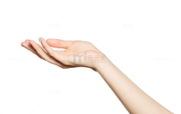 向上托举的手臂手势