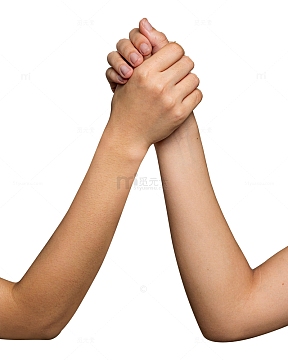 掰手腕比赛动作