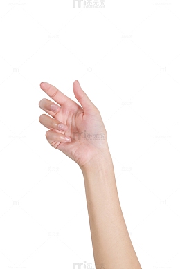 女性纤细手指手臂
