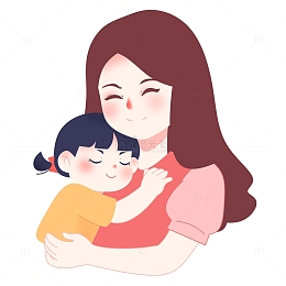 母亲节母亲母子母爱PNG素材