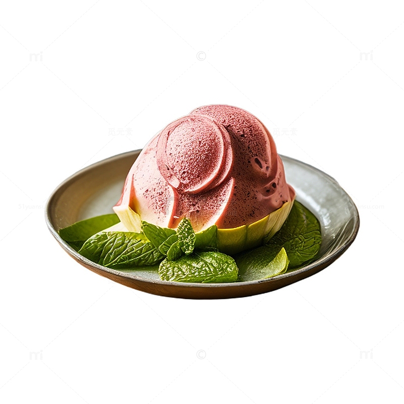 创意冰淇淋摆盘素材
