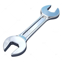 3D卡通扳手工具