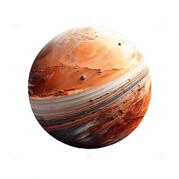 3D火星质感肌理未来科技