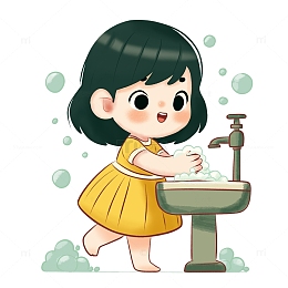 世界卫生日卡通人物素材