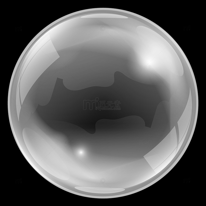 透明的水滴水珠气泡