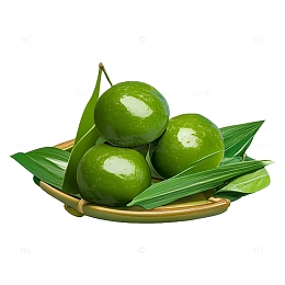 清明节青团艾草元素
