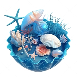 海洋海底场景