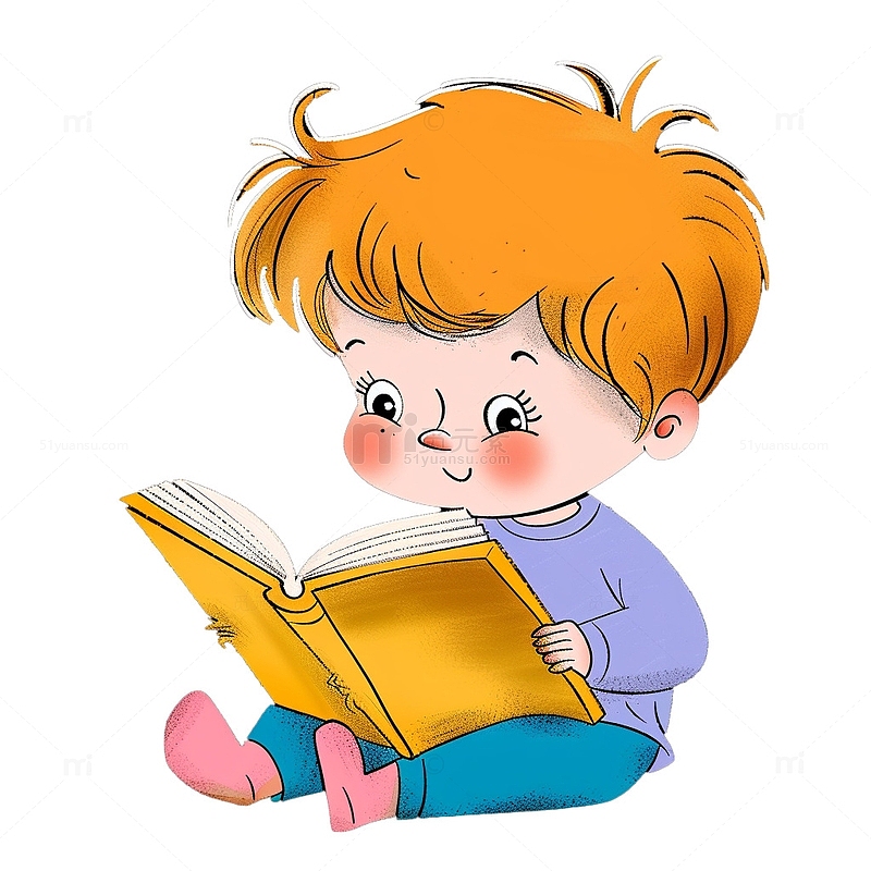 儿童读书插画