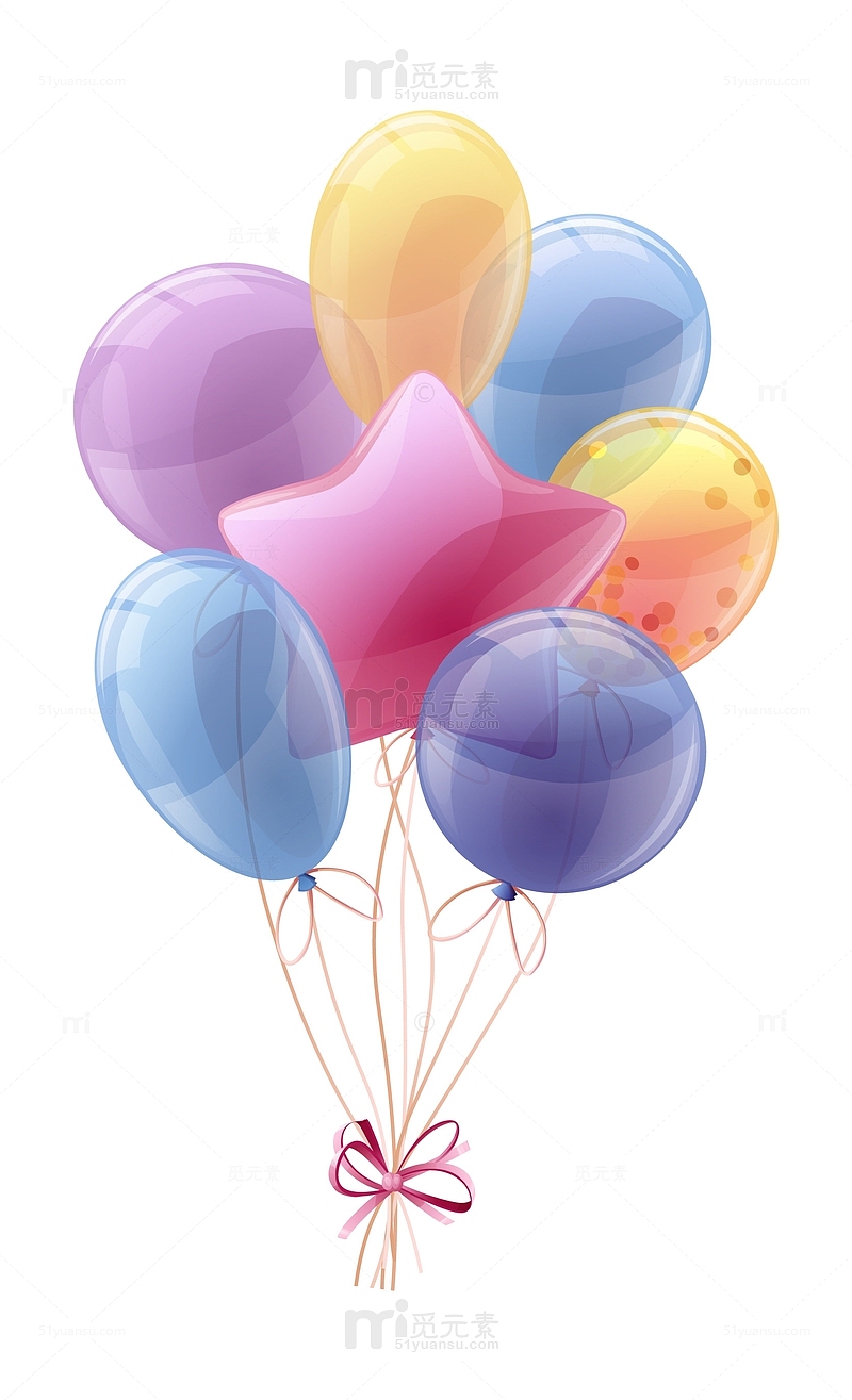 透明质感气球氢气球