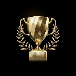 金属质地奖杯