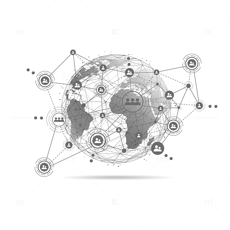 全球图标网络连接