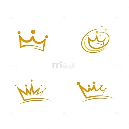 皇冠矢量图标合集