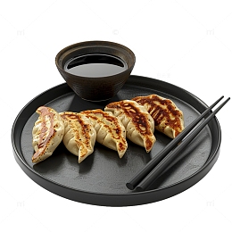煎饺美食素材