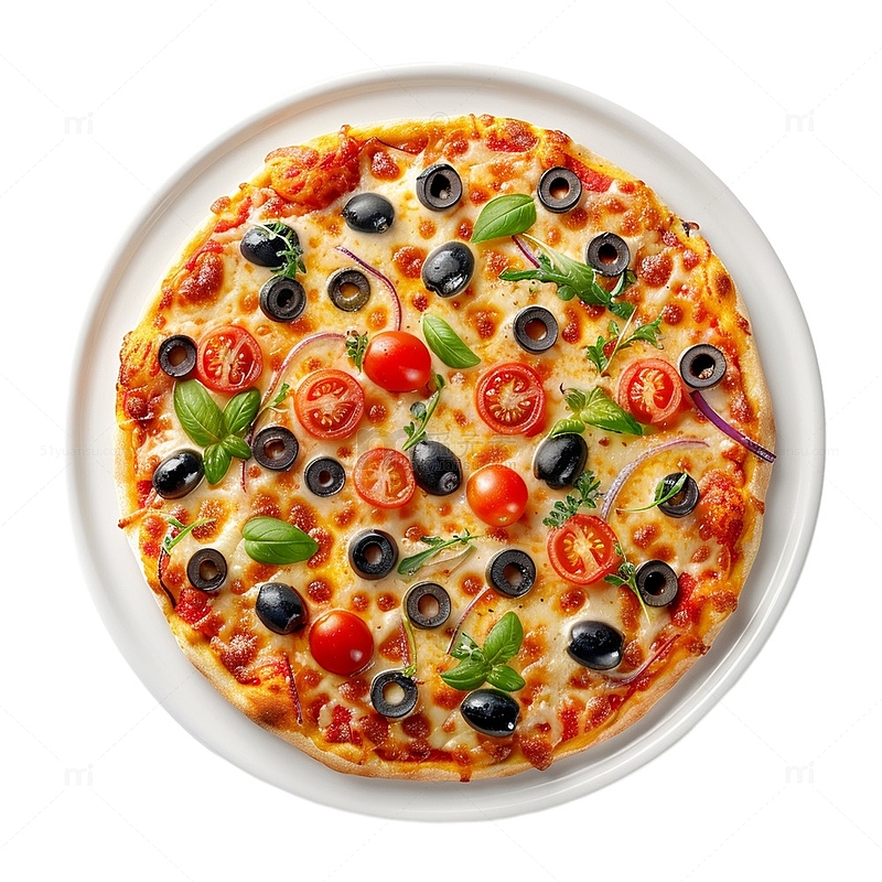 蔬菜沙拉披萨