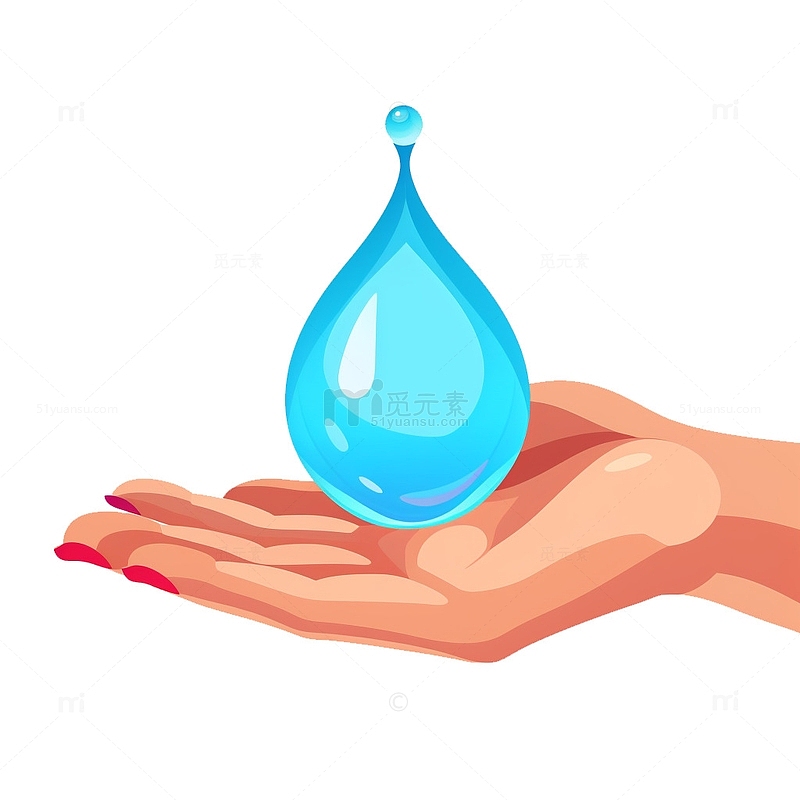 世界卫生日水资源保护洗手素材