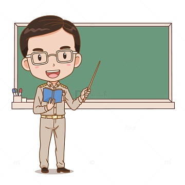 老师正在上课的素材