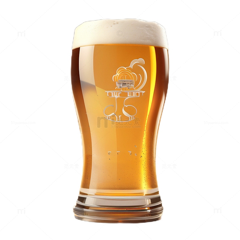 3D立体卡通啤酒饮品酒杯子