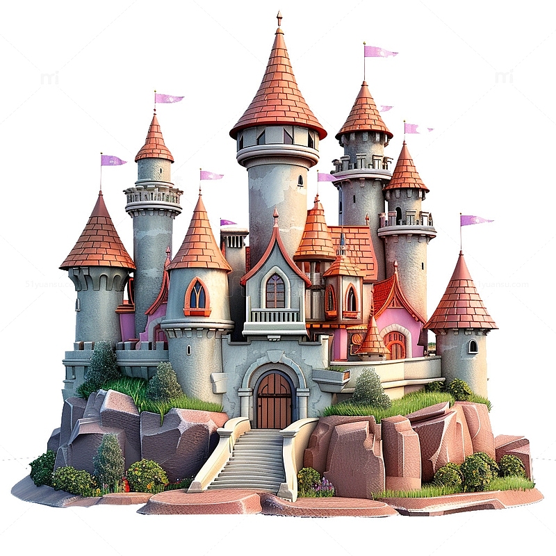 3D古堡建筑