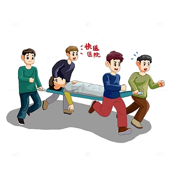 世界卫生日抬担架抢救病人