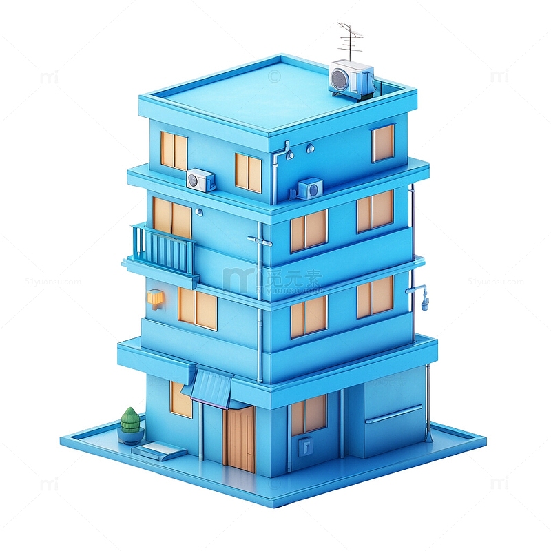 3D风格小公寓