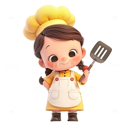 可爱的小厨师