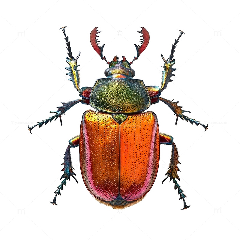 昆虫标本甲虫
