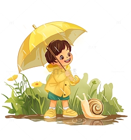 谷雨人物场景图