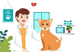 在宠物医院的医生