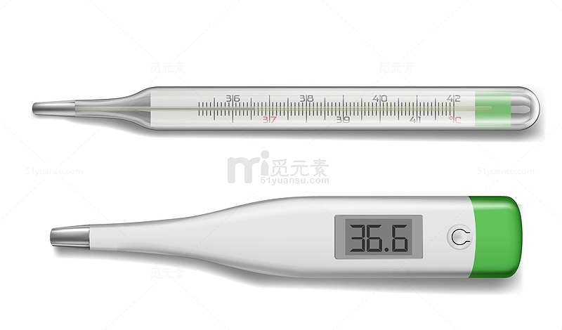 两种测量体温工具