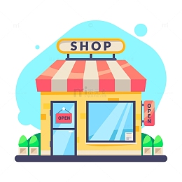 正在开放营业的商店