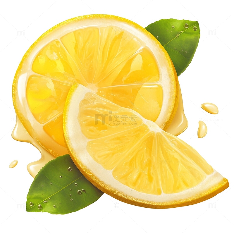 柠檬汁插画1