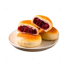 传统美食豆沙包