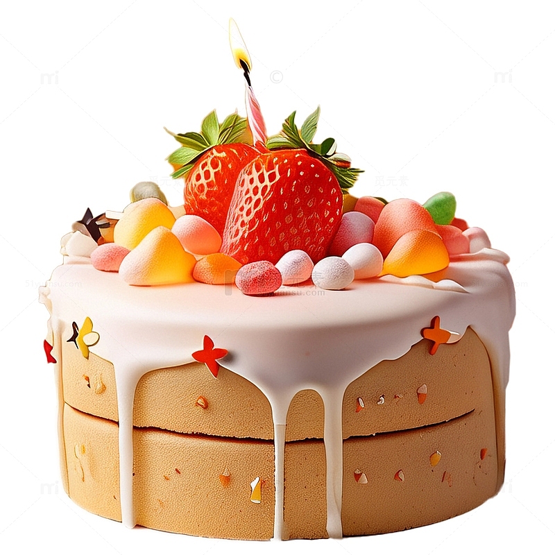 生日蛋糕元素素材