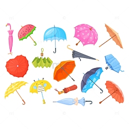 卡通彩色遮阳伞雨伞