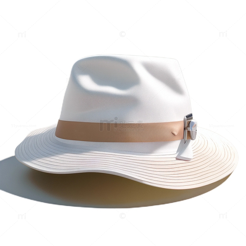 3D立体卡通帽子礼帽白色服饰
