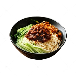 一碗炸酱面图片