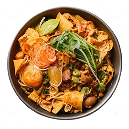 干拌螺蛳粉食物