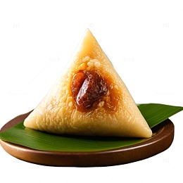 一盘美味粽子