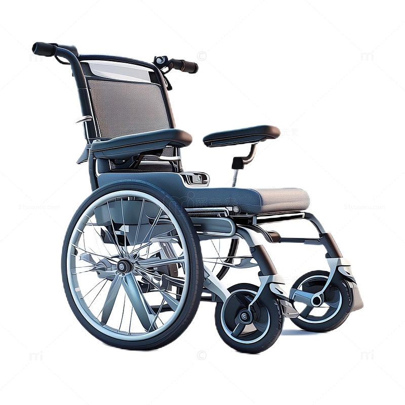 3D立体真实轮椅医疗椅子