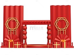 3D立体模型展示舞台