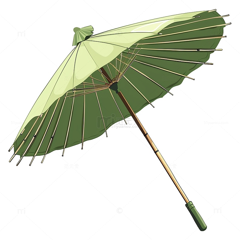 谷雨中国风油纸伞